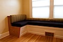 Built in Banquette.