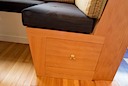 Banquette drawer detail.