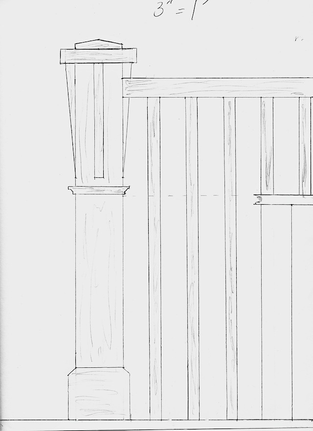 Railing Drawing 1